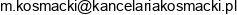 Michal Kosmacki Adwokat Doradca Restrukturyzacyjny Email address