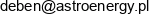 Energetyczna Astro Deben Adres e-mail