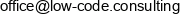 Low Code Consulting Adres e-mail