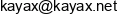 Kayax Production Publishing Email 2