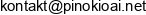 Pinokioai Adres e-mail