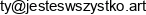 Jestes Wszystko Contemporary Artists Cooperative Email address