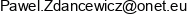 Pawel Zdancewicz Email address