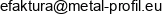 Metal Profil Adres e-mail