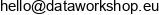 Dataworkshop Email address