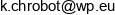Karbot Narzedzia Krzysztof Chrobot Email address