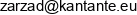 Kantante Adres e-mail