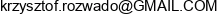 Krzysztof Rozwadowski It Solutions Email address