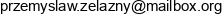 Przemyslaw Zelazny Email address