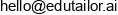 Edutailor Email address