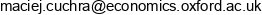Maciej Firla Cuchra Dr Firla Associates Email address