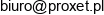 Proxet Jacek Wieczorkowski Adres e-mail