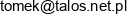 Talos Uslugi Informatyczne Tomasz Szymanski Adres e-mail