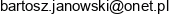Bartosz Janowski Email address
