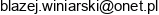 Elektromechanika Blazej Winiarski Adres e-mail