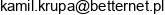 Betternet Kamil Krupa Email address