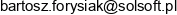 Bartosz Forysiak Solsoft Email address