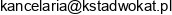 Kancelaria Adwokacka Katarzyna Staszalek Tomaszewska Adres e-mail