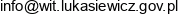 Siec Badawcza Lukasiewicz Warszawski Instytut Technologiczny Email address