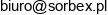 Przedsiebiorstwo Produkcyjno Handlowo Uslugowe Sorbex Boguslaw Soremski Email address
