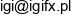 Igifx Web Application Development Igor Falkiewicz Email address