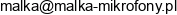 1 Malka Oslony Mikrofonowe 2 Altex Pomiary I Rozliczenia Janusz Malka Adres e-mail