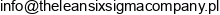 The Lean Six Sigma Company Polska Adres e-mail