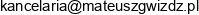 Kancelaria Adwokacka Adwokat Mateusz Gwizdz Adres e-mail