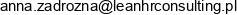 Leanhr Consulting Anna Zadrozna Adres e-mail