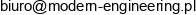 Modern Engineering Adres e-mail
