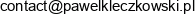 Karo Code Pawel Kleczkowski Email address