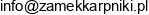 Termy Zamek Karpniki Adres e-mail
