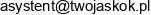 Twoja W Upadlosci Adres e-mail