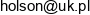 Holson Adres e-mail