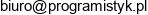 Programistyk Kamil Kaminski Adres e-mail Programistyk Kamil Kaminski Adres e-mail