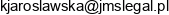 Kancelaria Radcy Prawnego Kalina Jaroslawska Adres e-mail