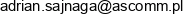 Ascomm Adrian Sajnaga Email address