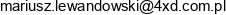 4xd Profesjonalna Czystosc Mariusz Lewandowski Adres e-mail