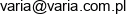 Przedsiebiorstwo Produkcyjno Handlowe Varia W Likwidacji Email address