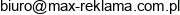 Max Reklama Rafal Flisinski Adres e-mail