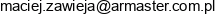 Armaster Maciej Zawieja Email address