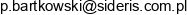 Sideris Email address