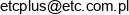 Etc Plus Adres e-mail