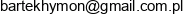 Bartlomiej Hymon Email address
