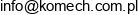 Kostrubiec Edward Komech Zaklad Obrobki Metali Email address