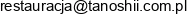 Nowe Tanoshii Email address