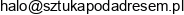Sztuka Pod Adresem Adres e-mail