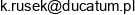 Ducatum Adres e-mail