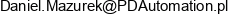 Daniel Mazurek Wspolnik Spolki Cywilnej Pd Automation Email address