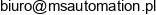 M Squared Automation Mateusz Opuchlik Email address